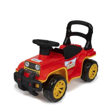 Imagem de Carrinho de Passeio Infantil Empurrador Jip Jip Passeio Bombeiro