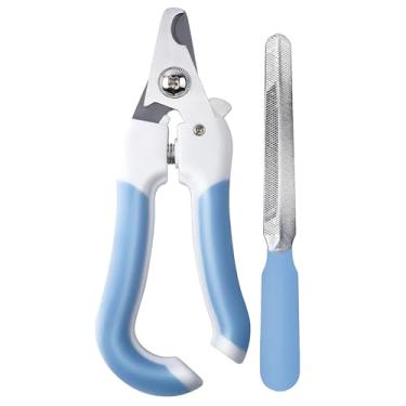 Imagem de Cortador de unhas para cães para raças grandes, ferramenta profissional para animais de estimação com sensor rápido, protetor de segurança e lixa de unha para gatos, coelhos, porquinhos-da-índia