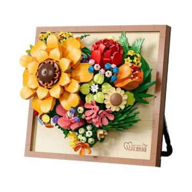 Imagem de Blocos De Montar 3D Para Quadro De Fotos, Mini Tijolos DIY, Brinquedo 