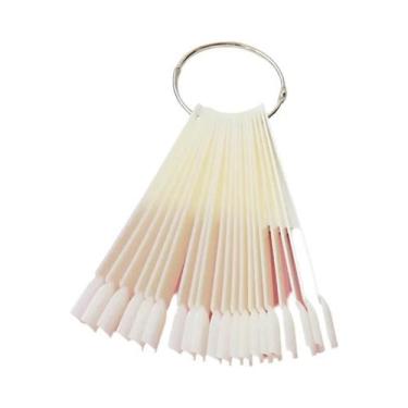 Imagem de Expositores De Unhas 80 50 20 Peças, Amostras De Pontas De Unha, Placa