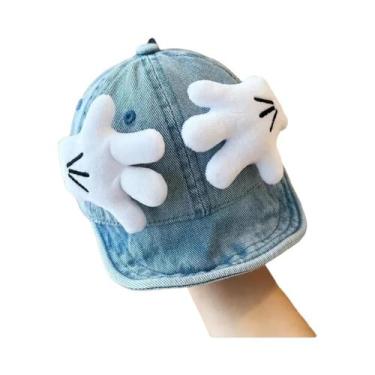 Imagem de Boné Ajustável Infantil Mickey Mouse Com Estampa De Patinha - Boné De 