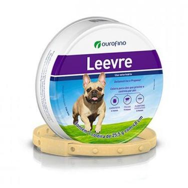 Imagem de Coleira Antipulgas/carrapatos Ouro Fino Leevre Cães 48cm - OUROFINO