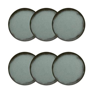 Imagem de Conjunto De Pratos De Sobremesa 06 Peças Flat Pacífico Oxford