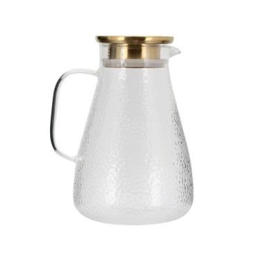 Imagem de Jarra Borossilicato 1800ml com Tampa Ouro 23022 - Tuut