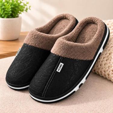 Imagem de CHINELO UNISSEX IDEAL PARA AREAS INTERNAS À PROVA D'AGUA Cor:PretoTama