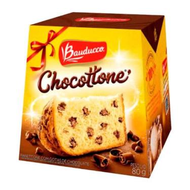 Imagem de Mini Chocottone Gotas De Chocolate 80G - Bauducco