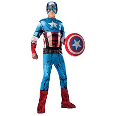 Imagem de Marvel Universe Avengers Assemble Captain America Costume, Small