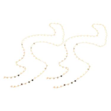 Imagem de Tofficu 4 Pcs cadeia estelar cadeia de ligação de pulseira colar feminino um colar corrente cadeias de bricolage acessório para fazer joias DIY joalheria Acessórios pingente mulheres