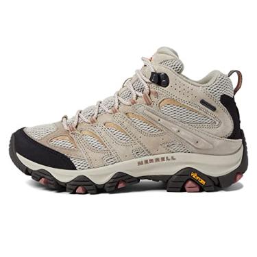 Imagem de Merrell Bota feminina Moab 3 Mid impermeável para caminhada, Alumínio., 5