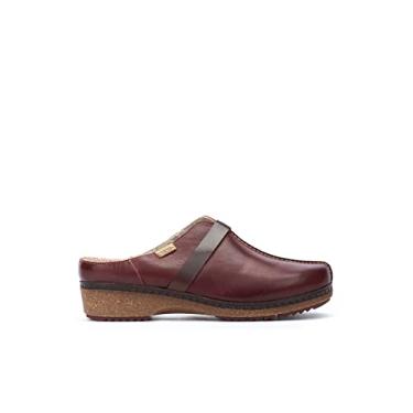 Imagem de PIKOLINOS Tamancos de couro Granada para mulheres, Arcilla, 11.5-12