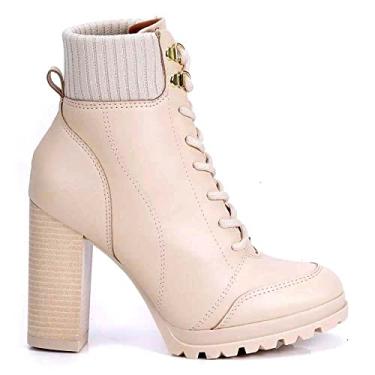 Imagem de Bota Vizzano Coturno Salto Grosso Feminino 3089102