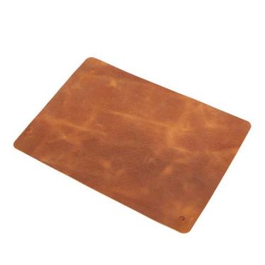 Imagem de Mousepad Grande Couro Legítimo Sem Costura Couro50 30X21 05, Dourado