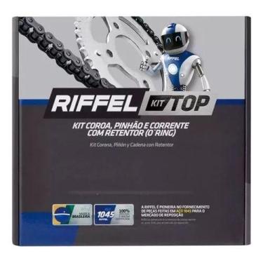 Imagem de Kit Transmissão Tração Moto Honda Nxr Bros 160 Xre 190 Com Retentor - 