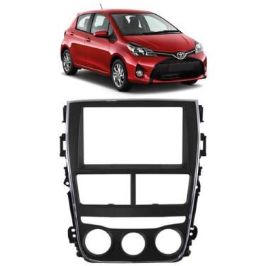 Imagem de Moldura Painel Yaris 18 20 22 24 para Central Multimidia 7 Polegadas -