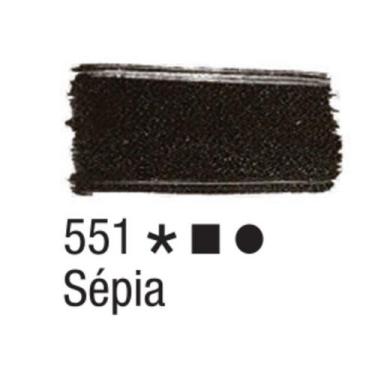 Imagem de Tinta Tecido Fosca 37ml Tons Escuros - Acrilex, 551 - SéPIA