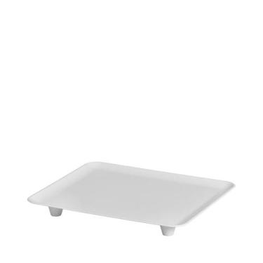Imagem de Tabuleiro Retangular Suporte Bolo Linha Festa Branco 35 x 40 - Três Tr