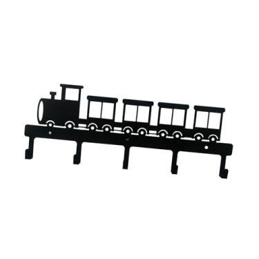 Imagem de Generic Suporte de parede para chave, decoração de gancho, guarda-chuva, chapéu de cozinha, casa criativa, cabide de parede, organizador de chave, montagem na, Trem