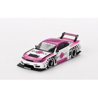 Imagem de Modelo de carro fundido compatível com Mini GT 1:64 Nissan LB-Super Silhouette S15 Silvia Auto Finesse SEMA 2023 Die-cast MGT00781