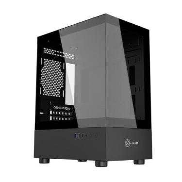 Imagem de Gabinete Gamer Kalkan Avalon Pro, Mid Tower, Lateral em Vidro, Preto -