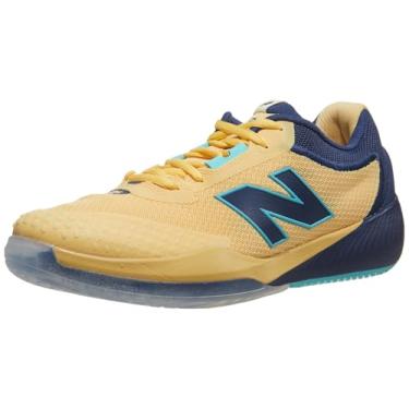 Imagem de New Balance Tênis masculino FuelCell 996 V4 Hard Court, Nb Azul-marinho/Pergaminho, 11.5 Wide