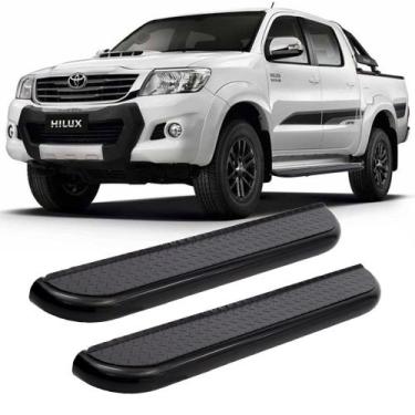 Imagem de Estribo Hilux 2011 2012 2013 2014 2015 Preto Plataforma CD - Solar