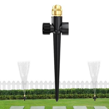 Imagem de Aspersor Para Relvado, Ferramenta de Irrigação Rotativa 360°, Regadores Economizadores de Água para Horta Estufa Quintal Jardim de Vegetais Cultivo em Quintal