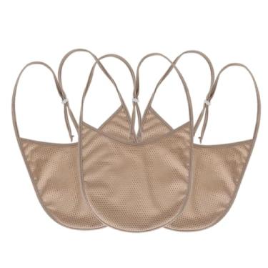 Imagem de EHUSPU Capa para estoma de pescoço de traqueostomia, capa respirável para laringectomia para tratamento de traqueotomia, suprimentos de cuidados traqueais - protetor de traqueia ajustável para pescoço