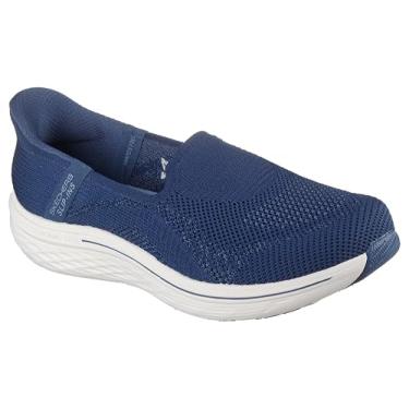 Imagem de Skechers Mocassim feminino sem cadarço Max Cushion Lite Aura Hands Free, Azul marino, 38