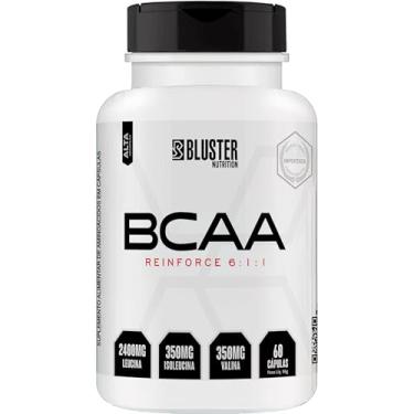 Imagem de Bluster Nutrition, BCAA 6:1:1, Aminoácidos essenciais, Reinforce, em cápsula, Sem sabor, 60 cápsulas
