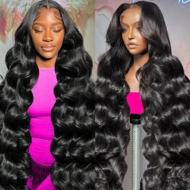 Imagem de Perucas frontais de renda, cabelo de piolho, 13x6, Body Wave, 200 Dens