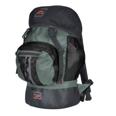 Imagem de 0035 - Mochila Trekking 35 - Preto Com Cinza