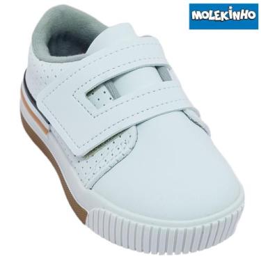 Imagem de Tênis Molekinho Infantil Masculino Perfuros Casual Ajuste Com Tiras Au