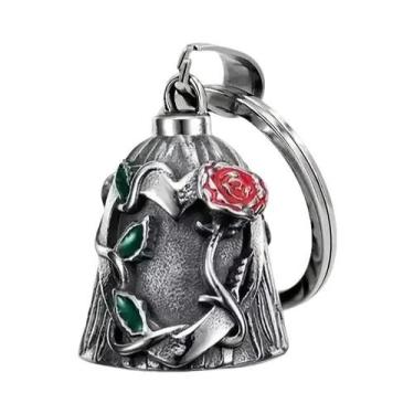 Imagem de Colar Masculino Vintage Com Pingente De Sino De Motocicleta, Cruz Cris