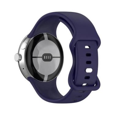 Imagem de Pulseira De Silicone Respirável Para Google Pixel Watch 4/3 45mm 41mm 