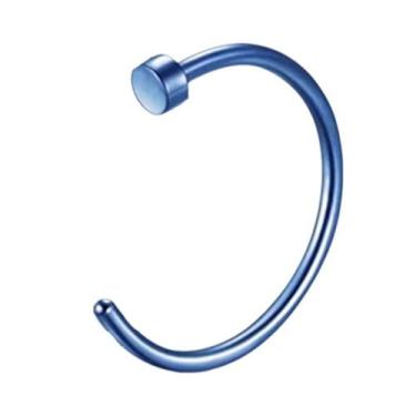 Imagem de Argola De Aço Inoxidável Para Nariz 18G 20G Estilo Simples Piercing De