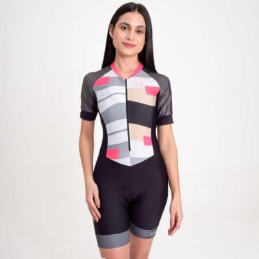 Imagem de Macaquinho Ciclismo Feminino Marcio May Sport Town, M, Colorido