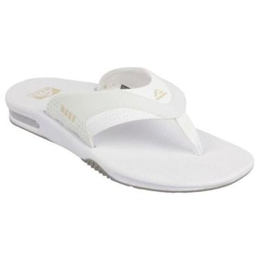 Imagem de Chinelo Reef Mick Fanning Masculino Branco White, Branco, 38