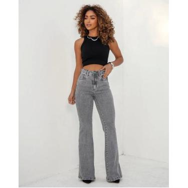 Imagem de Calça Feminina Consciência Jeans Flare Original Ana Castela, Jeans cin