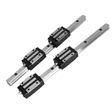 Imagem de peças HG15-300mm ferro fundido trilho de guia linear com 4 peças de rolamento linear hgh15 conjunto de trilhos de guia de impressora 3D