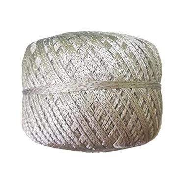 Imagem de Barb. Piratininga Linha Para Crochê, 100 g, Ayla, Prata, Brilho, 130 Metros,