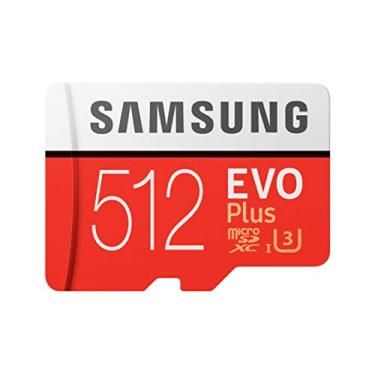 Imagem de Cartão Memória MicroSD/Micro SDXC 512GB Evo Plus 100MBs Samsung ADAPT