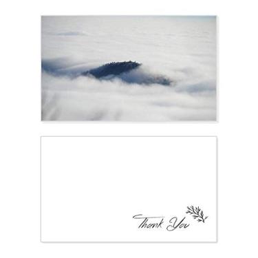 Imagem de Clouds Fog Sky Mountain Nature Forest Cartão de agradecimento aniversário aniversário saudações casamento agradecimento