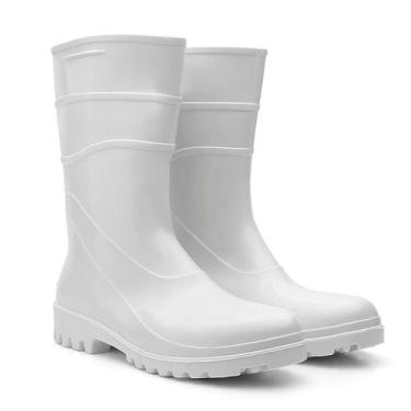 Imagem de Bota Chuva Motoqueiro Motociclista Jardinagem Impermeável Cano Médio P