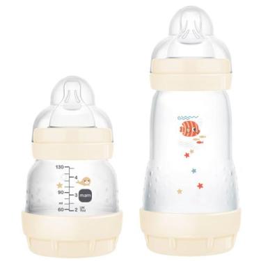 Imagem de Kit Mamadeira MAM Easy Start Starter Set Anticólica 130ml e 260ml Cor 