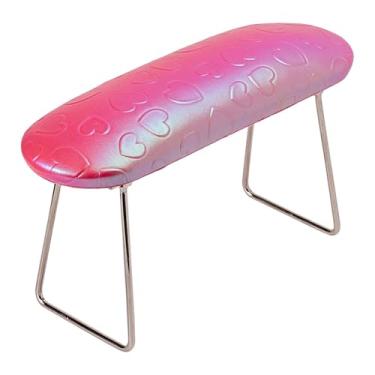 Imagem de Ysyqkn Rolo de massagem com bola de amendoim para costas, pés, massagem para fascite, com bolsa de armazenamento para cintura, braços, pernas, treinamento, Rosa 55 Graus