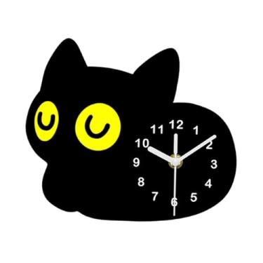 Imagem de Ｂｅｓｇａ Relógio de mesa analógico silencioso, elegante e sem -taque, em acrílico, para decoração de casa, quarto de bebê, banheiro, escritório ou sala de