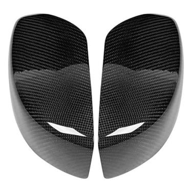Imagem de Capa de espelho retrovisor de carro de fibra de carbono para espelho retrovisor de carro capa de espelho lateral para G Series G35 G25 G37 Q40 Q60 2009-2015