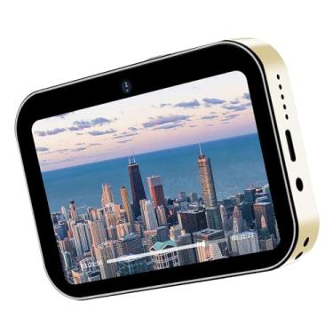 Imagem de Heayzoki Câmera Digital 4K, Câmera Compacta Portátil Com Foco Automático de 64 MP e Zoom de 16X, Flash Integrado, Cartão de Memória de 32 GB, CCD Com Tela de Toque de 3 Polegadas (Ouro)