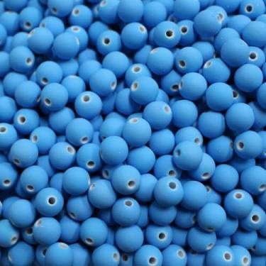 Imagem de Bola Emborrachada 6mm Leitosa 100g Azul Claro