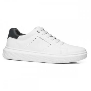 Imagem de Sapatenis Pegada 17210901 Branco Masculino, Branco, 42